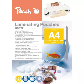 Peach S-PP525-22 läpinäkyvä matta A4 0.125 mm 216 mm 303 mm