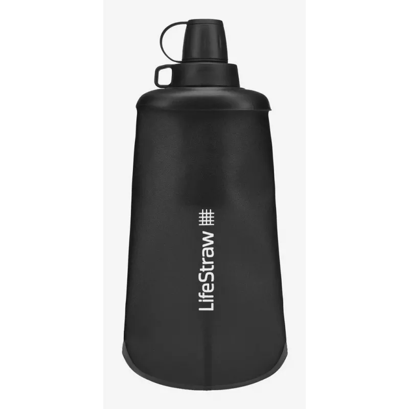 PEAK PERFORMANCE Peak Squeeze suodatinpullo 650ml tummanharmaa