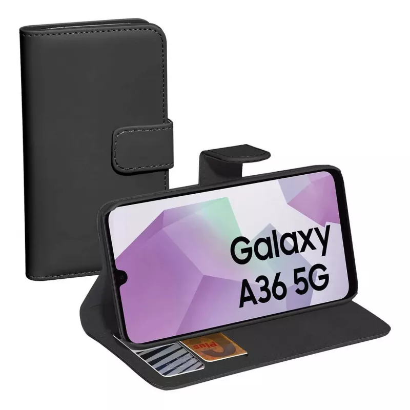 PEDEA Book Cover Classic Samsung Galaxy A36/A56 5G -koteloon - musta
