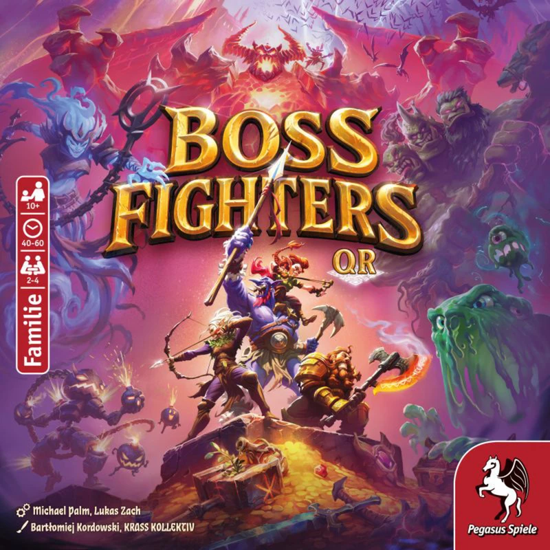 Pegasus Spiele Boss Fighters QR -yhteistyökorttipeli (51270G)