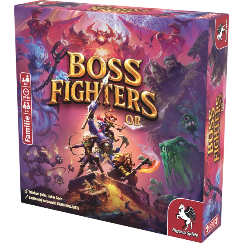 Pegasus Spiele Boss Fighters QR -yhteistyökorttipeli (51270G)