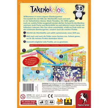 Pegasus Spiele perhepeli Takenokolor