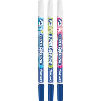 Pelikan 603225 huopakynä medium sininen 3 kpl:n pakkaus