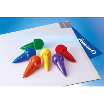 Pelikan 804073 vahaliidut 6 kpl:n pakkaus, lajitellut värit, pahvilaatikossa