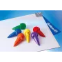 Pelikan 804073 vahaliidut 6 kpl:n pakkaus, lajitellut värit, pahvilaatikossa