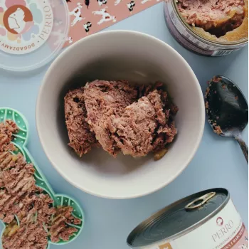 PERRO Junior sianliha ja porkkana märkä koiranruoka 410 g