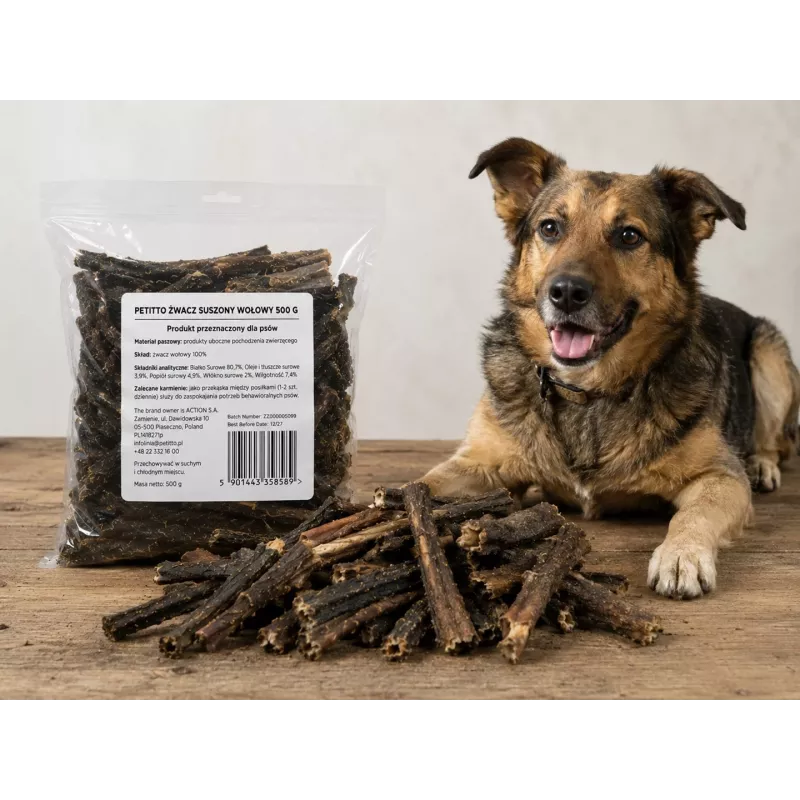 PETITTO kuivattu naudanliha puruluu 500 g