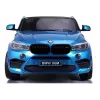 PETMEX akkukäyttöinen lastenauto BMW X6M sininen maalattu