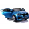 PETMEX akkukäyttöinen lastenauto BMW X6M sininen maalattu