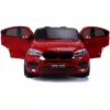 PETMEX akkukäyttöinen auto uusi BMW X6M SUV LED-valot MP3 punainen maalattu