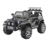 PETMEX paristokäyttöinen Jeep HP012 lapsille LED-valoilla ja MP3, musta