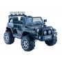 PETMEX paristokäyttöinen Jeep HP012 lapsille LED-valoilla ja MP3, musta