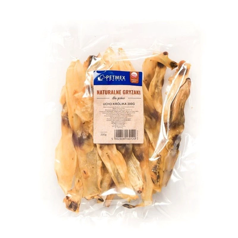 PETMEX koiran pureskelu - kanin korva 200 g