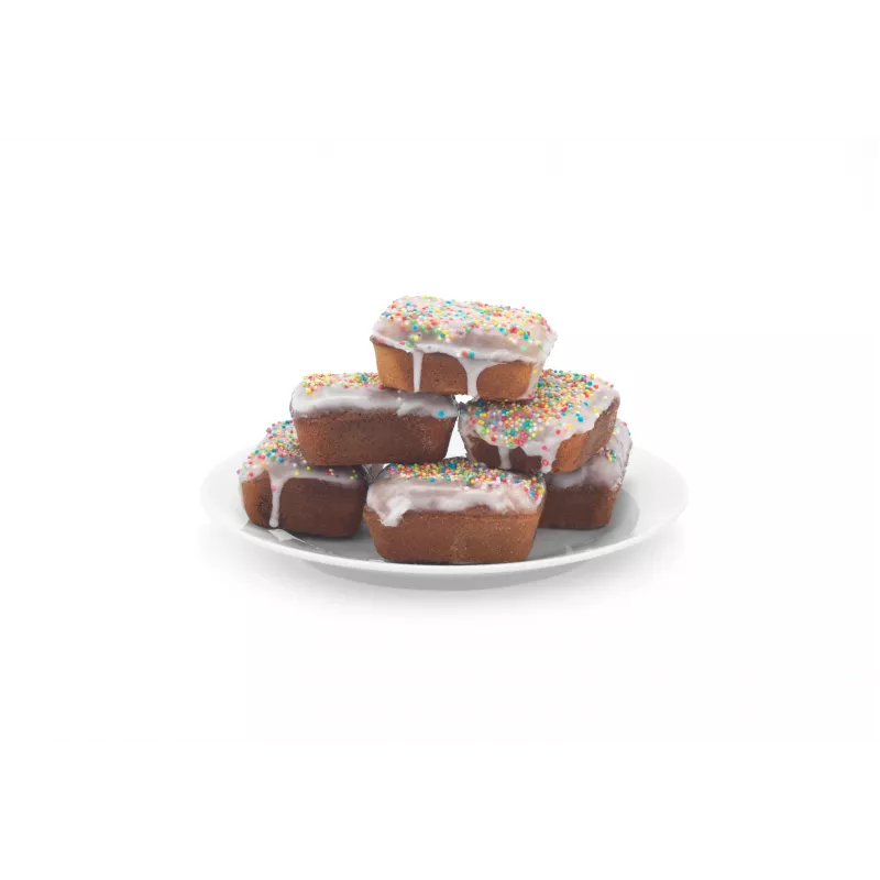 Petra PT5921DEKF Cake Maker – 7 minikakkua/cupcakea/donitsia, 700W, tarttumaton, musta