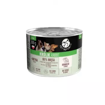 PETREPUBLIC paloja kanilla kastikkeessa märkäruoka koirille – 10 x 200g