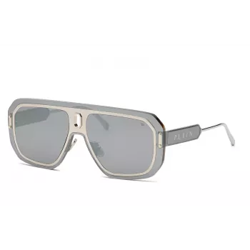 PHILIPP PLEIN MAN SPP050-99579X aurinkolasit musta asetaatti harmaa linssi 57mm