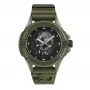 Philipp Plein miesten automaattinen skeletonkello PWUBA0423 44 mm musta silikoni