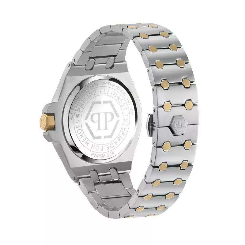 Philipp Plein miesten kello PWPMA0224 43 mm musta kellotaulu silikoniranneke