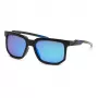 Philipp Plein Sport miesten suorakaiteen muotoiset aurinkolasit SSP011-56Z42Z - mustat kehykset harmaat linssit 56/18/135 mm