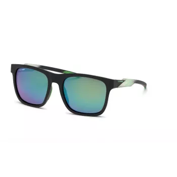 Philipp Plein Sport miesten aurinkolasit SSP010-56U28Z - musta asetaattikehys, harmaat polykarbonaattilinssit, 56/19/135 mm