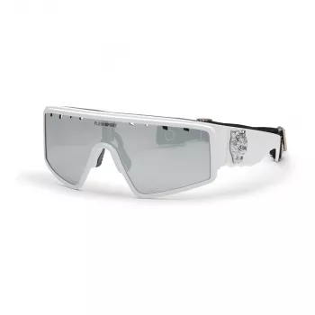 Philipp Plein Sport SSP007V995WWX miesten aurinkolasit - musta kehys, savunharmaat linssit
