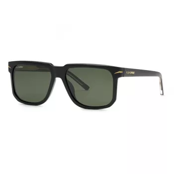 Philipp Plein Sport SSP037-59700P miesten polarisoidut aurinkolasit, musta kehys, harmaat linssit, 59/16/150 mm