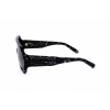 Philipp Plein SPP047-0Z21 miesten aurinkolasit musta kehys harmaat linssit 99mm
