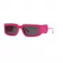 Philipp Plein SPP119M5807BE unisex neliönmuotoiset aurinkolasit musta/harmaa 58/21/135 mm