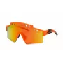 Philipp Plein SSP001-99B55A miesten aurinkolasit Shield musta kehys harmaat linssit 99/0/130 mm