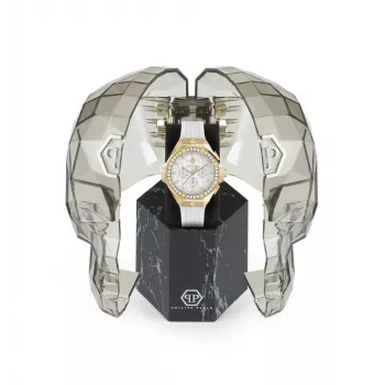 Philipp Plein The $keleton automaattikello miesten PWPSA0624 42mm musta silikoni