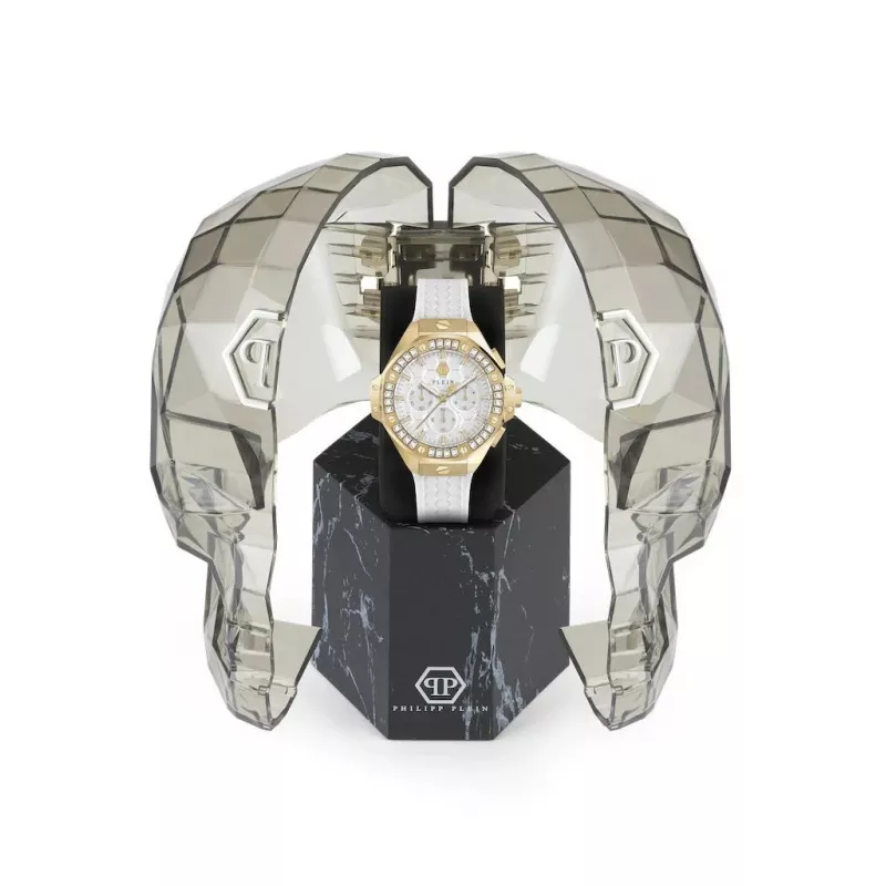 Philipp Plein The $keleton automaattikello miesten PWPSA0624 42mm musta silikoni