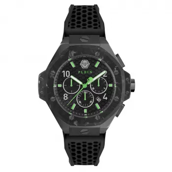 Philipp Plein The $keleton miesten automaattikello PWPRA0624 46mm teräs musta silikoni