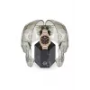 Philipp Plein The Skeleton miesten kvartsikello PWSAA0623 44 mm musta silikoniranneke