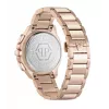Philipp Plein The Skeleton miesten kvartsikello PWSAA0623 44 mm musta silikoniranneke