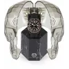 Philipp Plein The Skeleton miesten kvartsikello PWYBA0823 44 mm musta silikoni