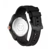 Philipp Plein The Skeleton miesten kvartsikello PWYBA0823 44 mm musta silikoni