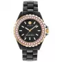 Philipp Plein The Skull naisten kvartsikello 38 mm ruostumaton teräs musta silikoni PWPPA0324