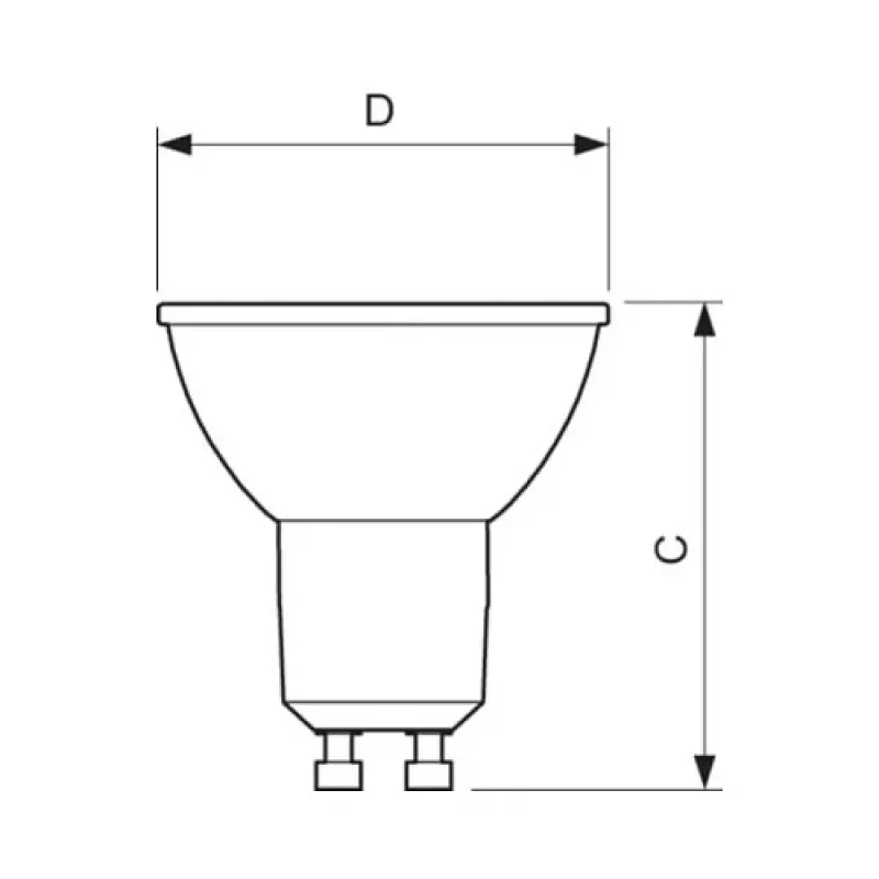 Philips CorePro LED Spot 5-50W GU10 827 36° himmennettävä - lämmin valkoinen