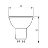 Philips Corepro LEDspot CLA GU10 4.6W (50W vastaava) 3000K lämminvalkoinen 36° heijastinlamppu