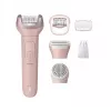Philips Epilator Series 9000 BRE718/00 langaton märkä- ja kuivaepilaattori, 32 pinsettiä, keraamiset levyt, Opti-Light, 2 nopeutta, litiumioniakku, 40 min käyttöaika, sis. Optimal-Kontakt-pää, pää herkille alueille, kuorintahansikas