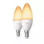 Philips Hue White Ambiance Kynttilälamppu E14 B39 EU 2 kpl:n pakkaus