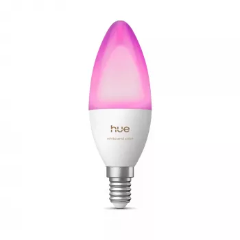 Philips Hue White and Color Ambiance B39 kynttilälamppu E14 5,3W 470lm Bluetooth Zigbee 1 kpl:n pakkaus