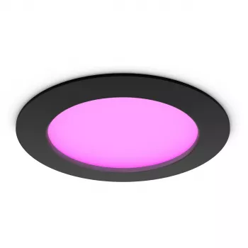 Philips Hue White & Color Ambiance Slim upotettu valo L EMEA-musta