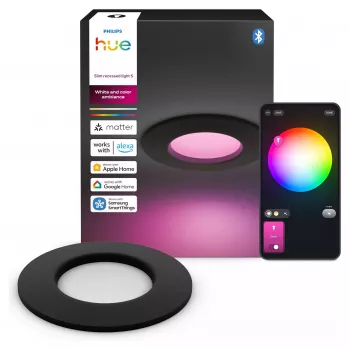 Philips Hue White & Color Ambiance Slim uppovalaisin S EMEA musta