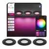 Philips Hue White & Color Ambiance Slim upotettu valo S x3 - musta