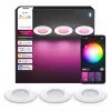 Philips Hue White & Color Ambiance Slim Recessed Light S x3 - valkoinen