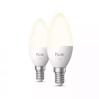 Philips Hue White Candle Bulb E14 B39 EU 2 kpl:n pakkaus