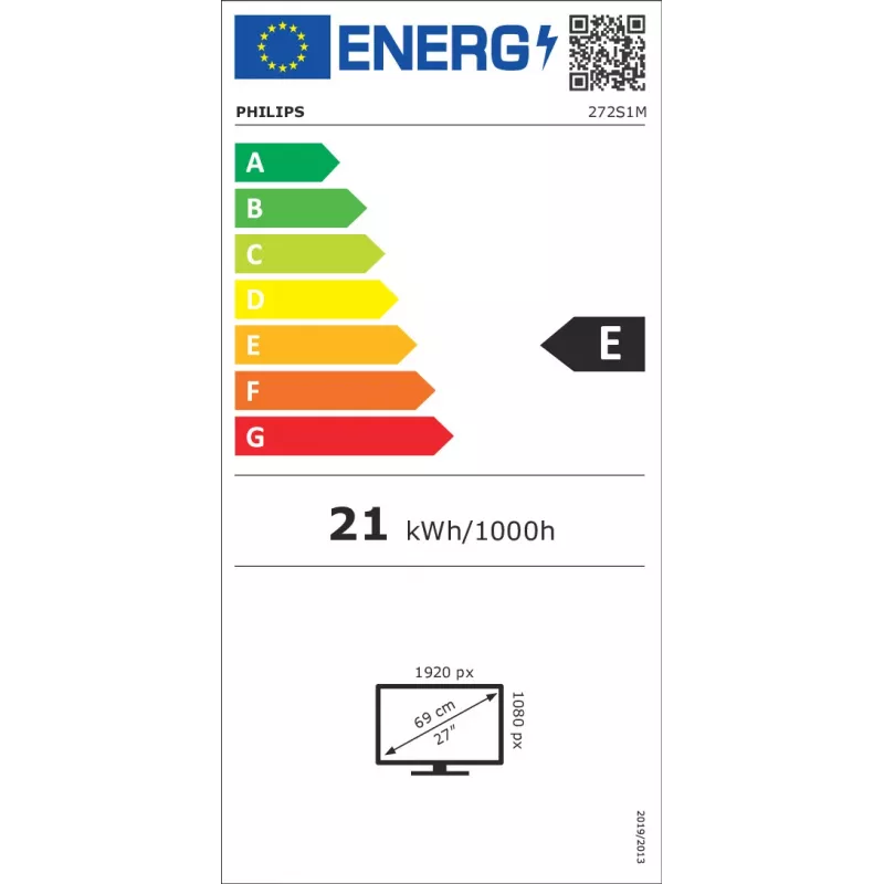 Philips S-line 272S1M LED-näyttö 68,6 cm (27