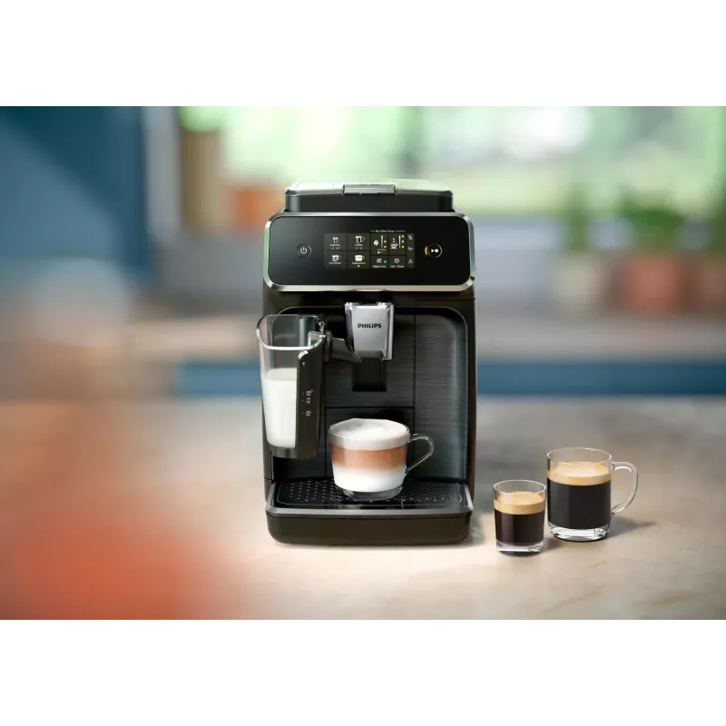Philips Series 2300 LatteGo täysautomaattinen espressokeitin EP2339/40 musta/hopea