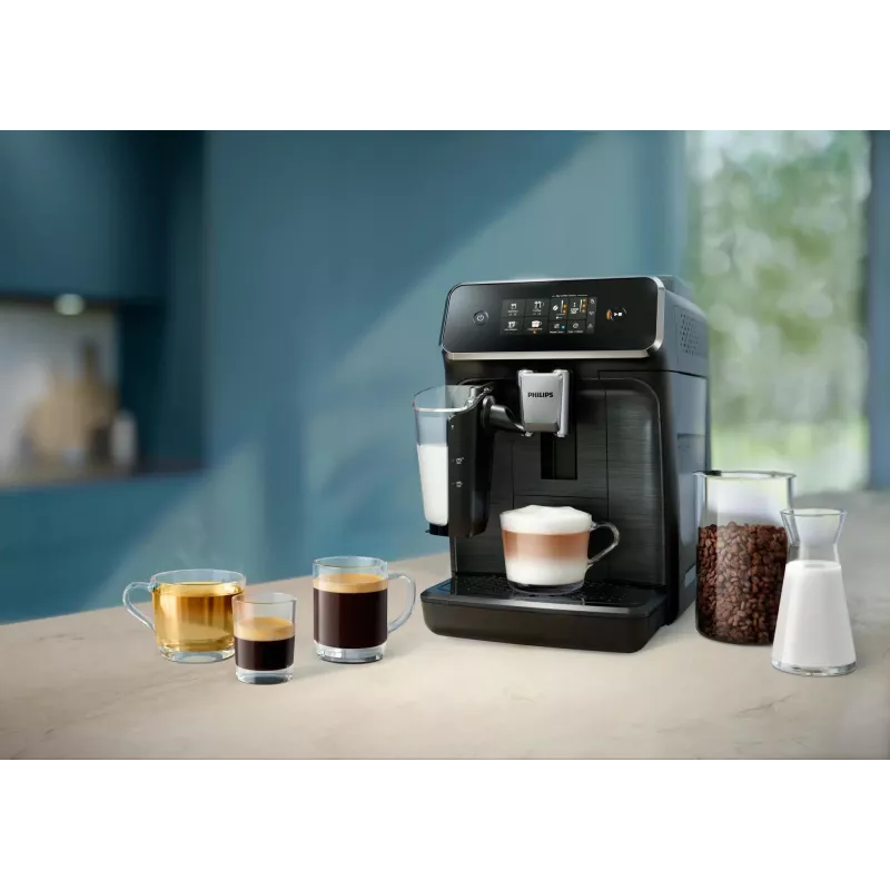 Philips Series 2300 LatteGo täysautomaattinen espressokeitin EP2339/40 musta/hopea